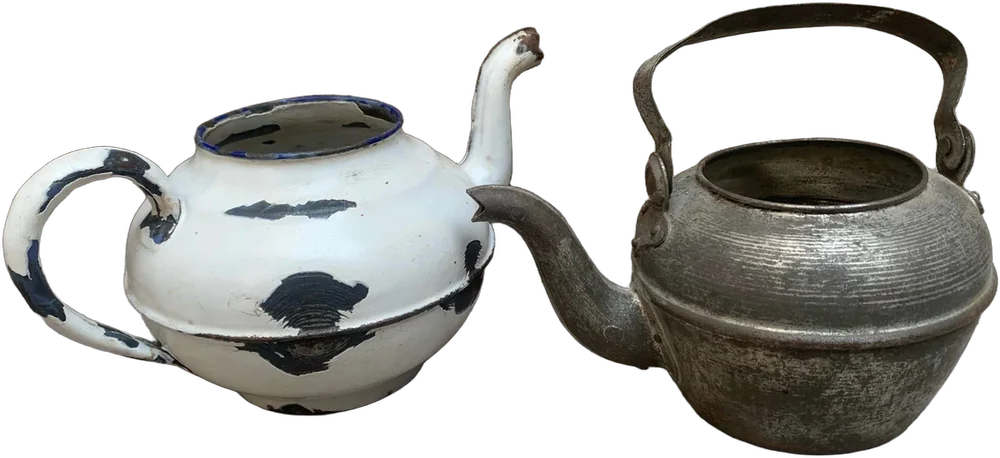Antiguas Jarras Para Té Solo Decorativas Blanco
