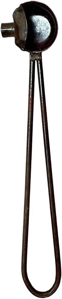 Antiguo Vertedor De Metal Para Fundición Pequeño — imagen 1
