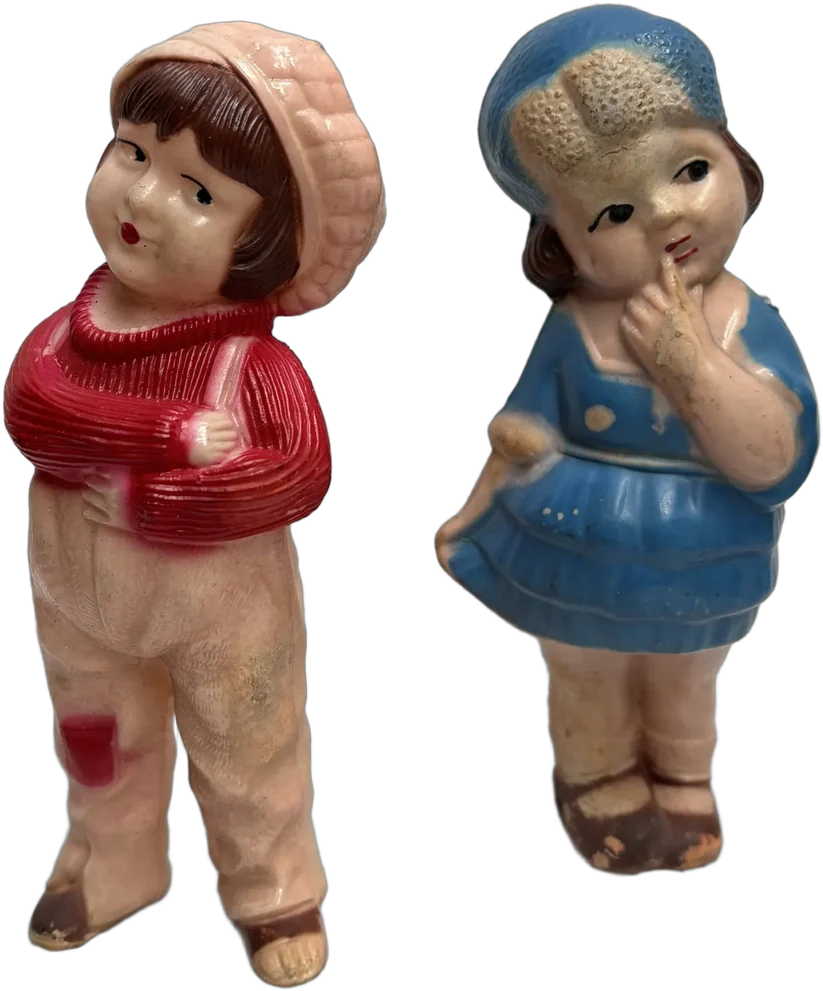 Par De Muñeca De Sololoy Antiguas Juguete Coleccionables