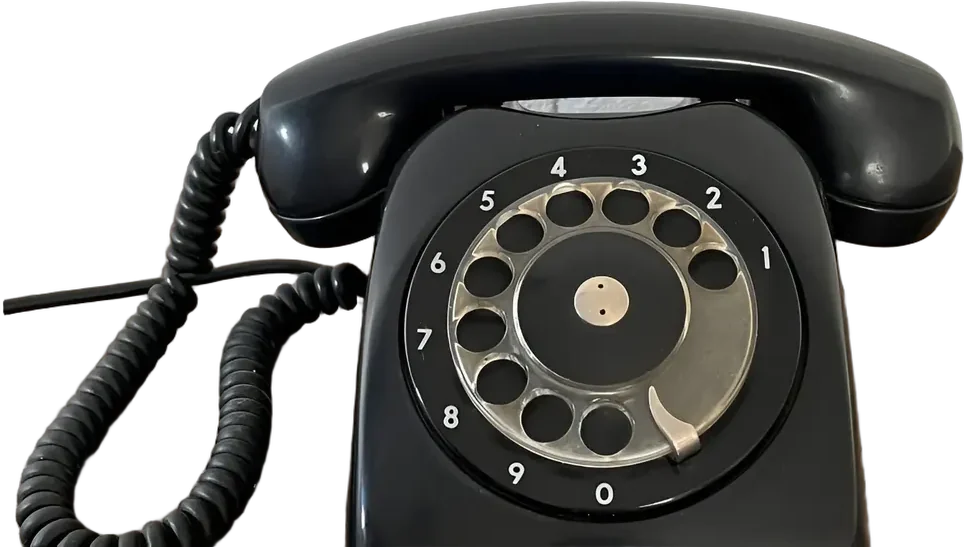 Teléfono Ericsson Antiguo De Mesa Negro
