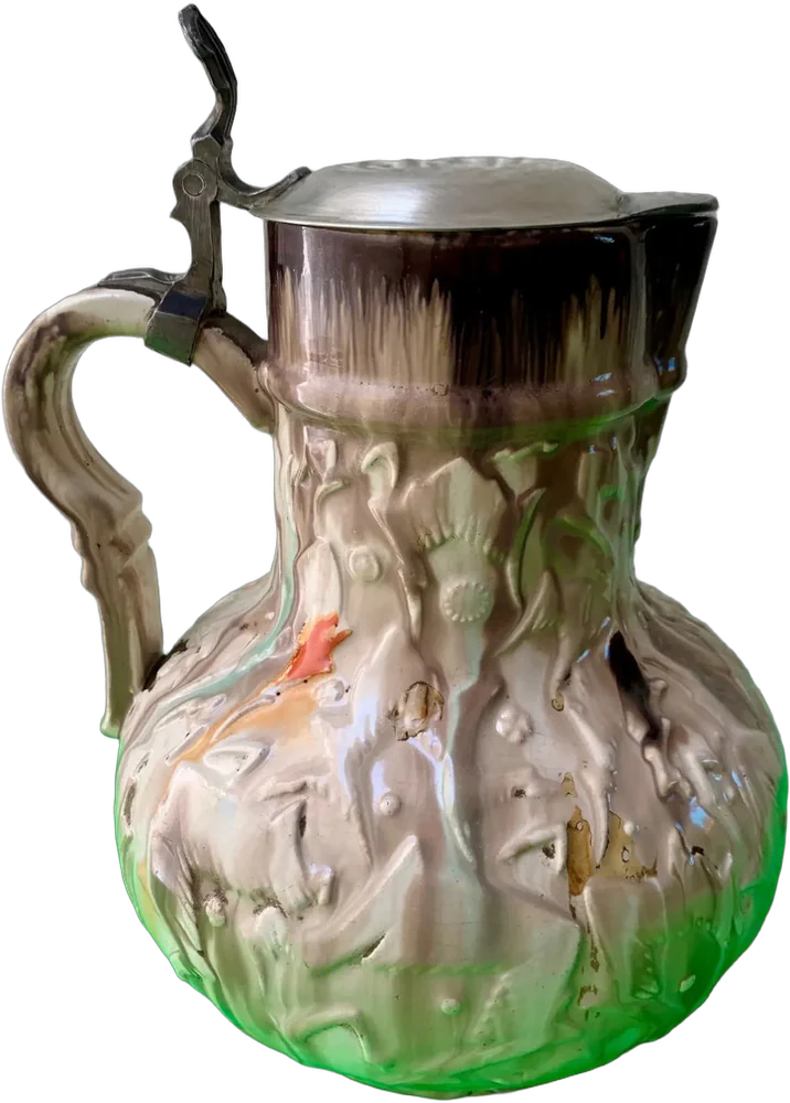 Antigua Jarra Cerámica Villeroy & Boch Alemania Cafe Claro