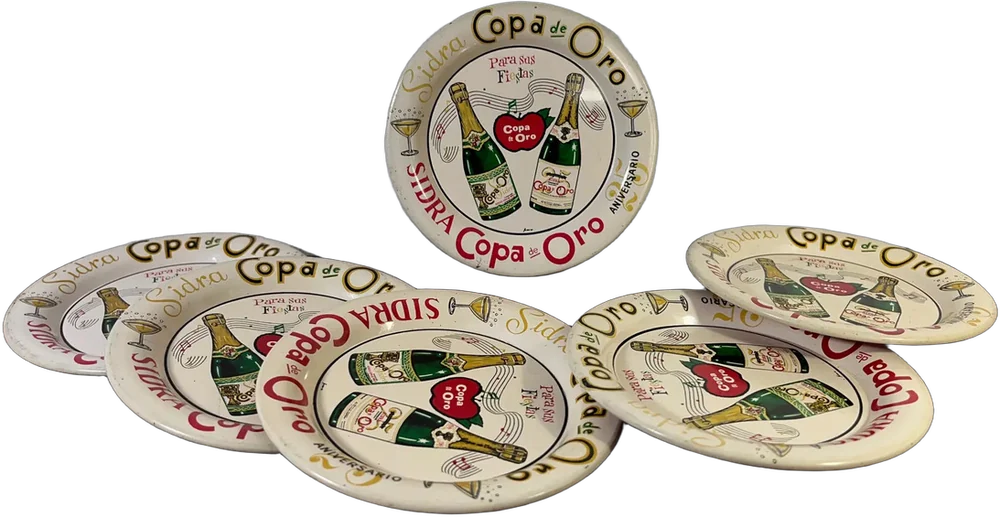 Vintage Charolitas Sidra Copa De Oro