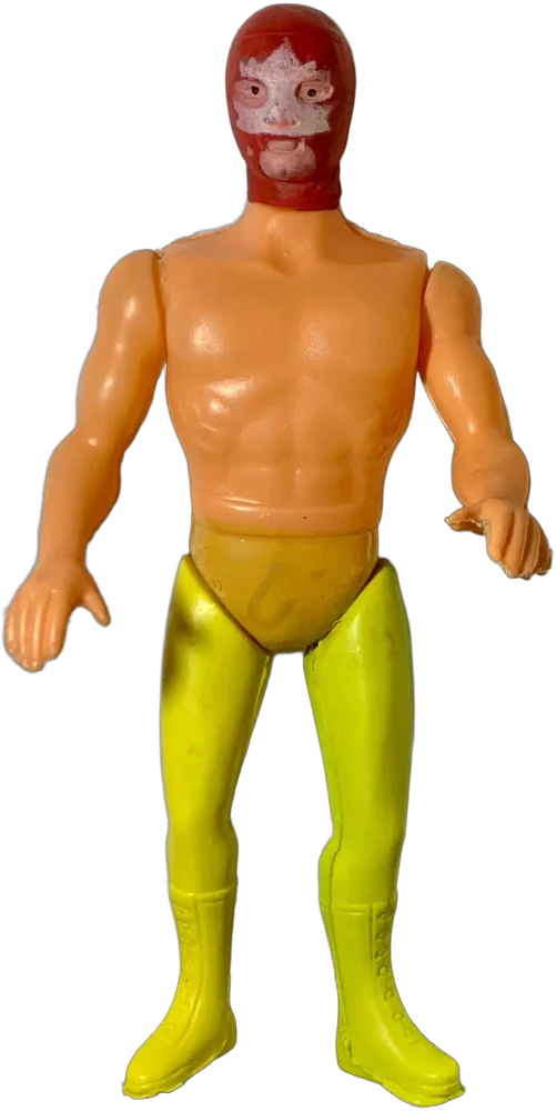 Vintage Luchador Plástico Inflado Mexicano
