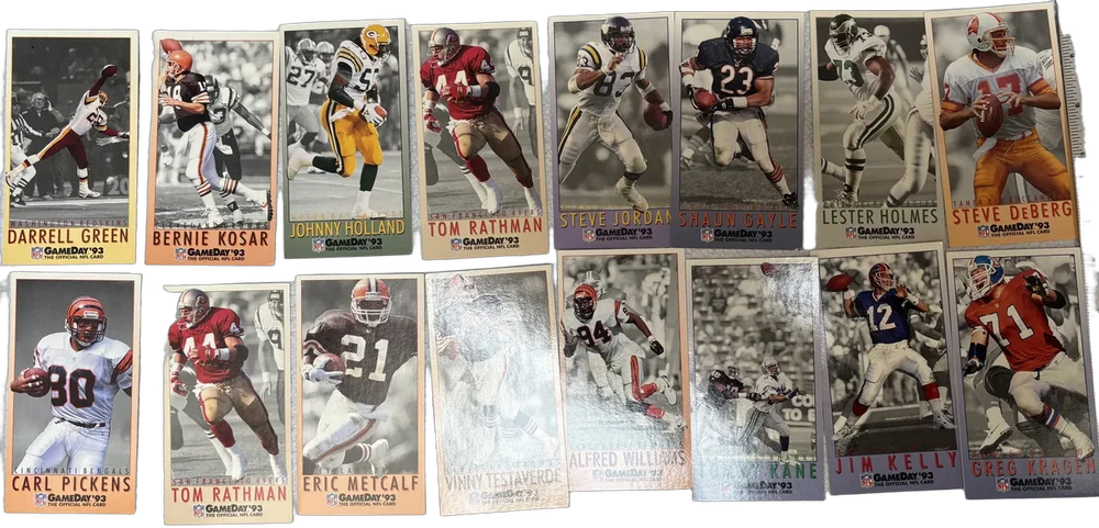 Lote De Tarjetas Coleccionables Futbol Americano Nfl 1993