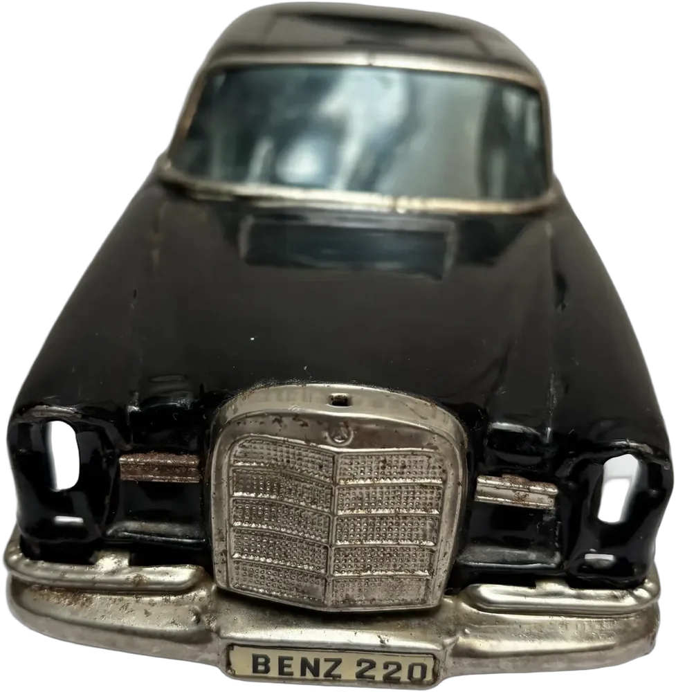 Carrito De Lámina Vintage Mercedes Benz 220 Bandai Negro