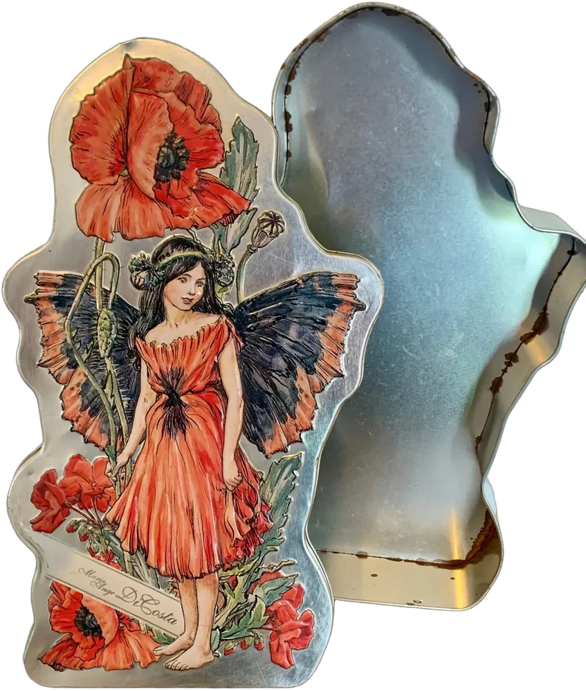 Vintage Caja Lámina Hada Marie Ange Dicosta Coleccionable — imagen 1