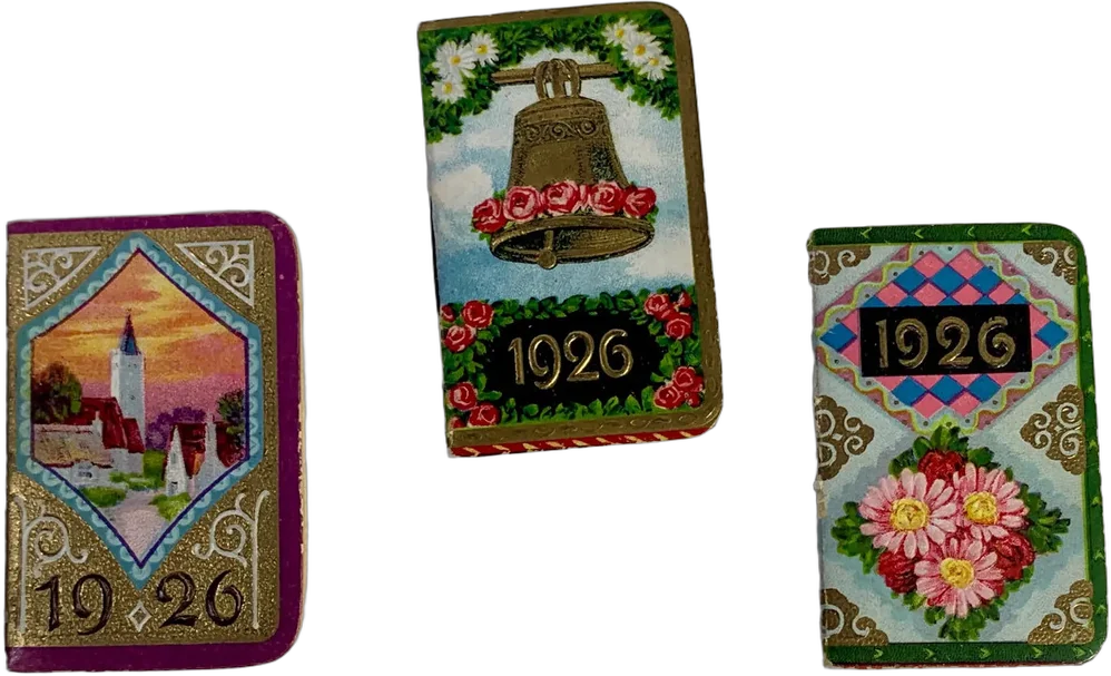 Antiguos Mini Calendarios 1926