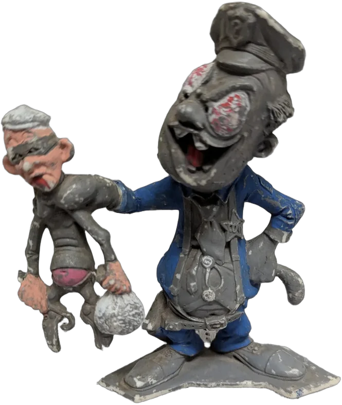 Figura Vintage Nutty Mads - All-heart Hogan Louis Marx 1963