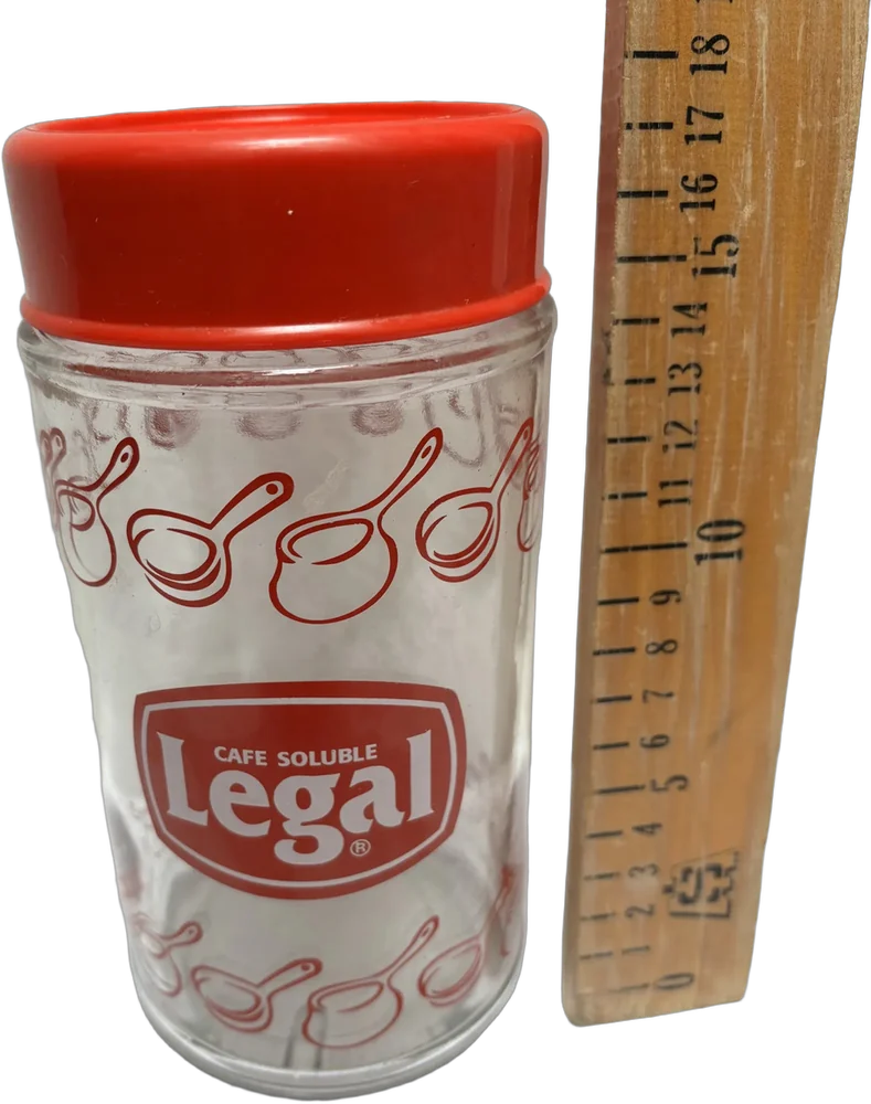 Vintage Tarro De Café Legal Promocional Café Legal
