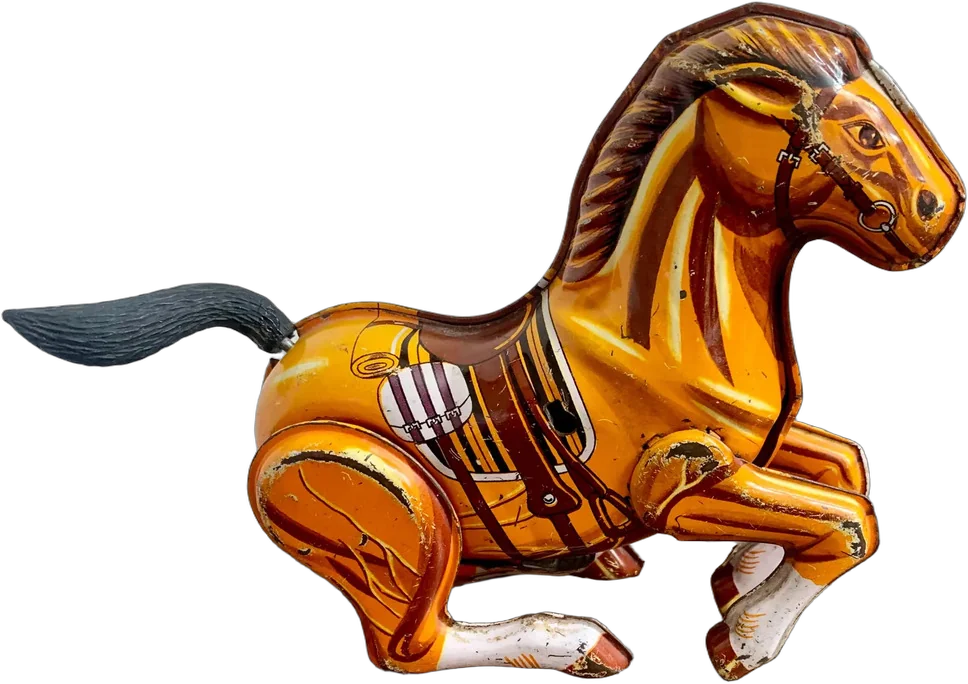 Caballito De Lámina Cuerda Vintage — imagen 1