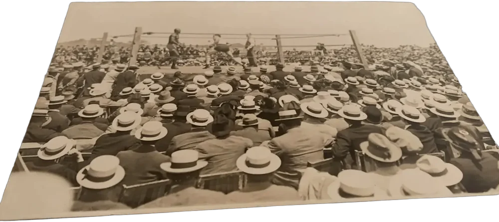 Postal Boxeo Ejército Revolución Mex Antigua — imagen 1