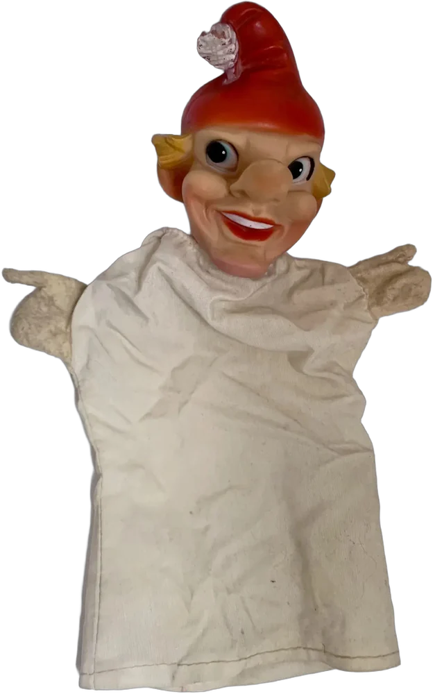 Marioneta Para Mano Duende Vintage 50s — imagen 1