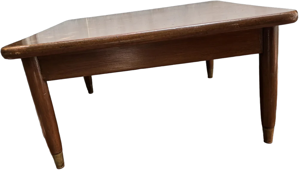 Vintage Mesa De Centro Estilo Sueco 1950s Marrón