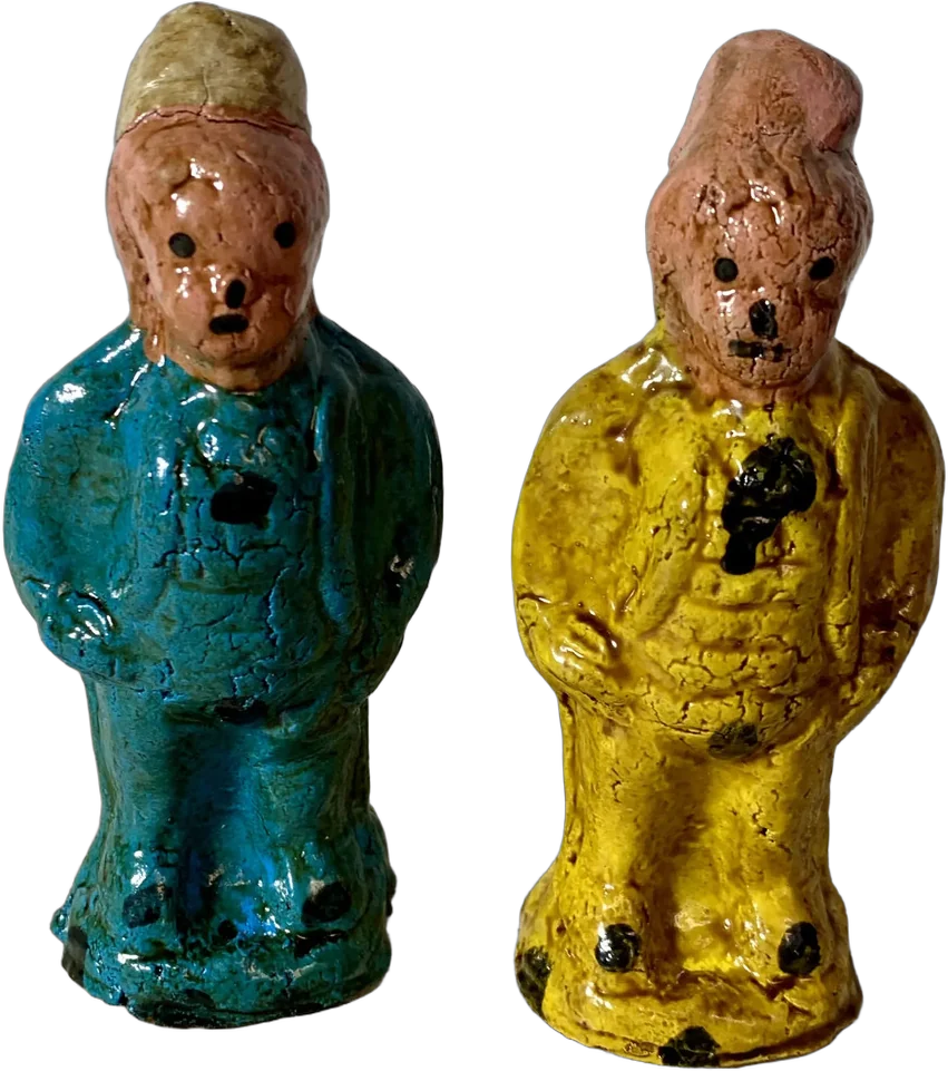 Antiguas Figuras Cerámicas Silbatos Juguetes