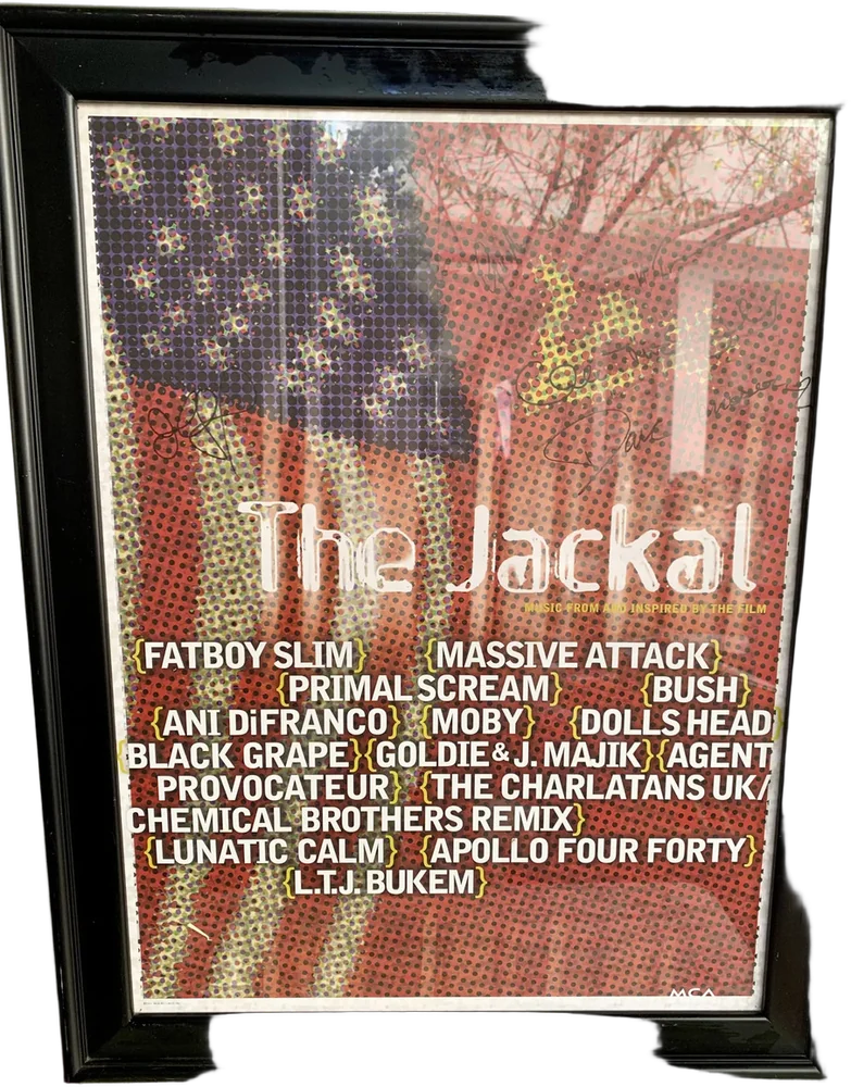 Póster The Jackal Fatboy Slim, Massive Attack Y Otros 1997