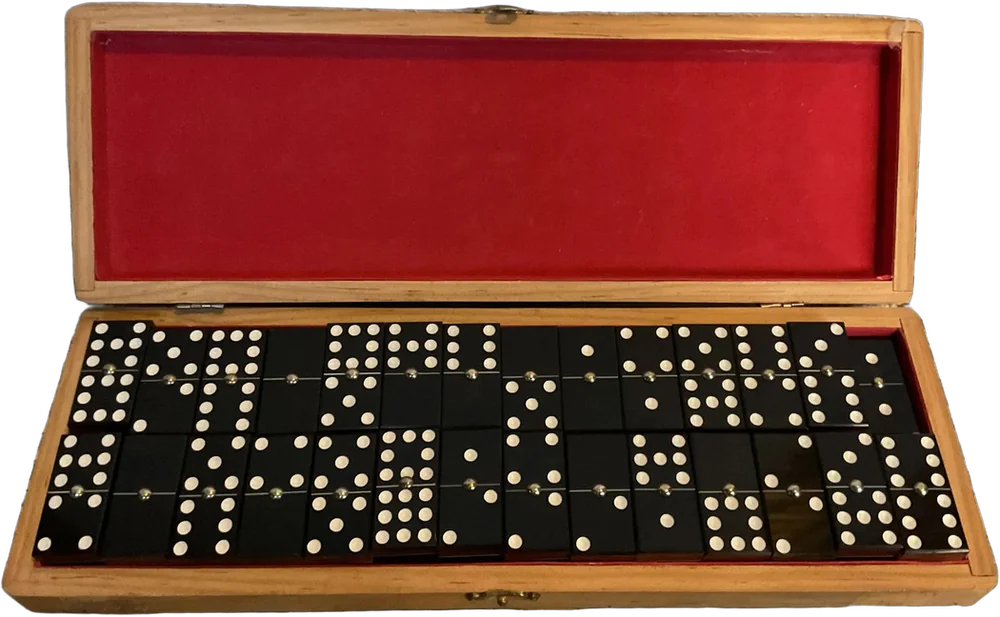 Vintage Juego Dominó Doble Cubano