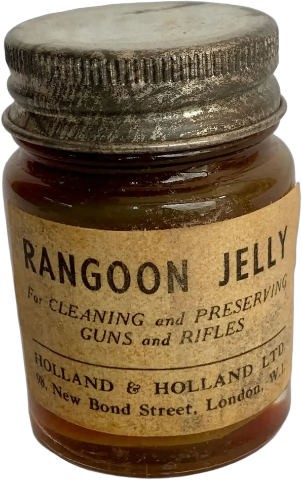 Antiguo Frasco De Limpiador Rangoon Jelly Coleccionable — imagen 1