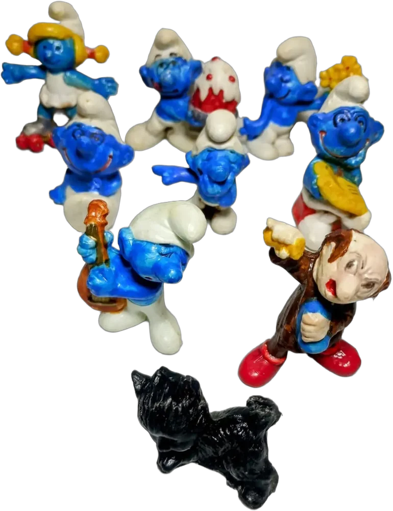Vintage Pitufos Pvc Bootleg — imagen 1