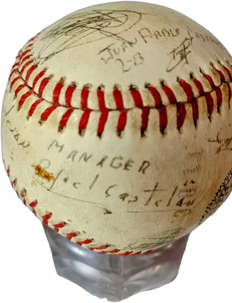 Pelota Béisbol Amateur Puebla Firmas R. Castelán