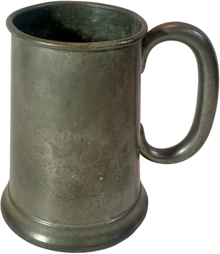 Vintage Tarro Pequeño Pewter Inglaterra