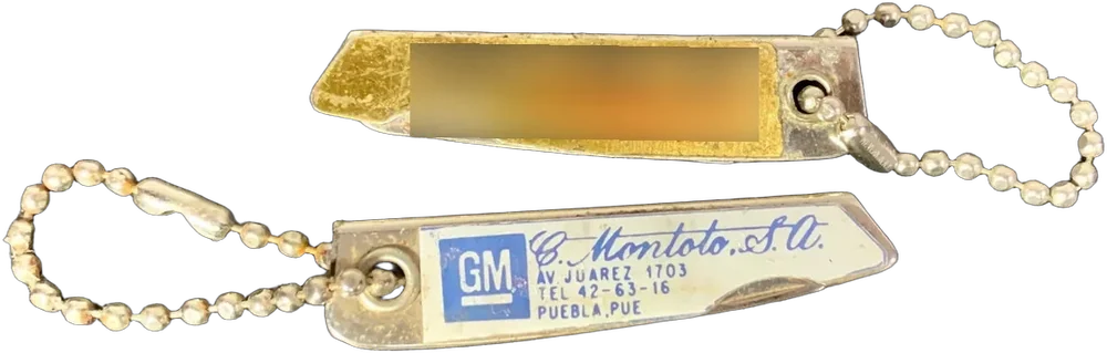 Vintage Para De Navajas De Publicidad