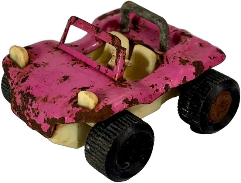 Vintage Carro Buggy Rosa Usado Ninguno Rosa — imagen 1