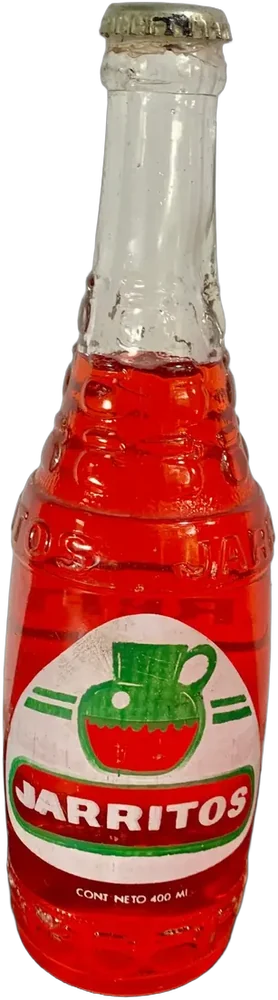 Vintage Botella Jarritos Roja Jarritos