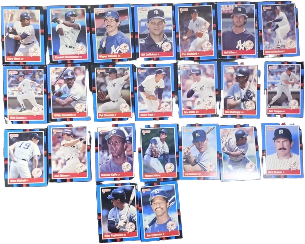 Tarjetas De Beisbol Yankees De Nueva York Donruss
