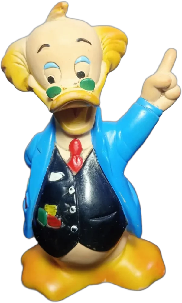 Vintage Figura Ludwing Von Pato Disney