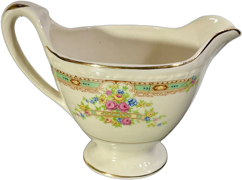 Antigua Cremera Porcelana Georgian Usa