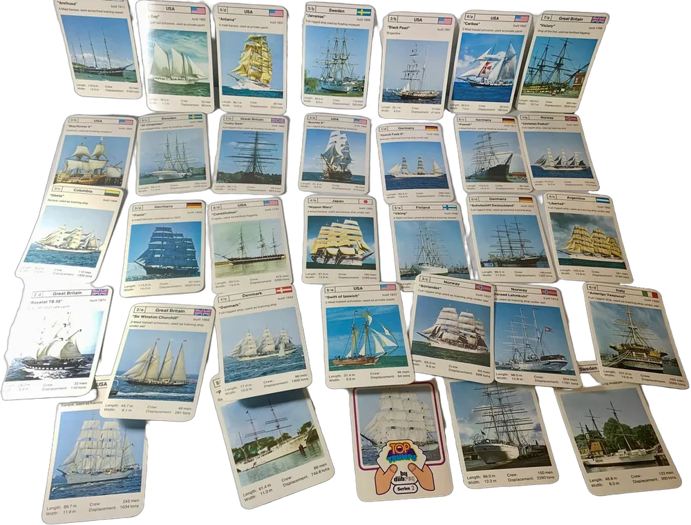 Tarjetas Coleccionables Barcos Veleros Top Trumps (33)