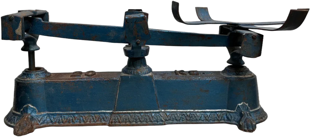 Balanza Antigua De Mesa Hierro Hasta 20 Kg