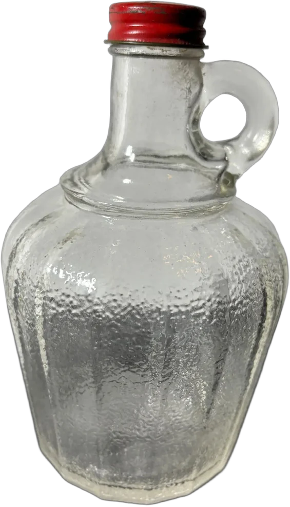 Antigua Botella Vidrio Con Oreja Vunagrera