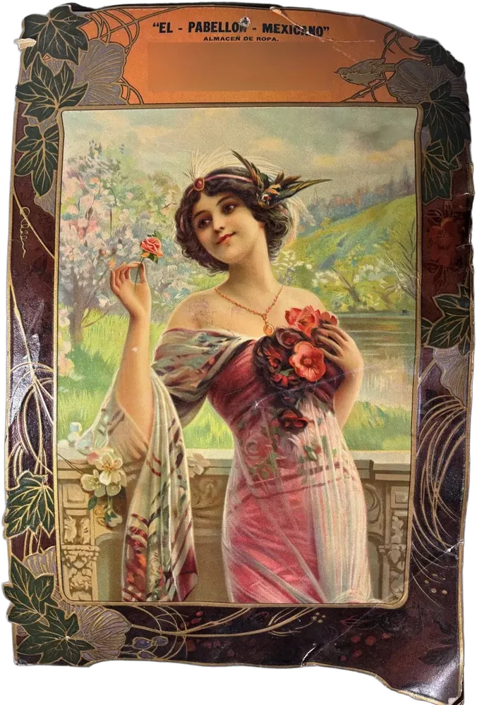 Antiguos Ilustraciones De Almanaques Comerciales 1896 — imagen 1