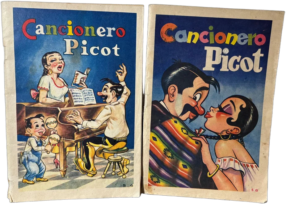 Dos Antiguos Cancioneros Picot 50s — imagen 1