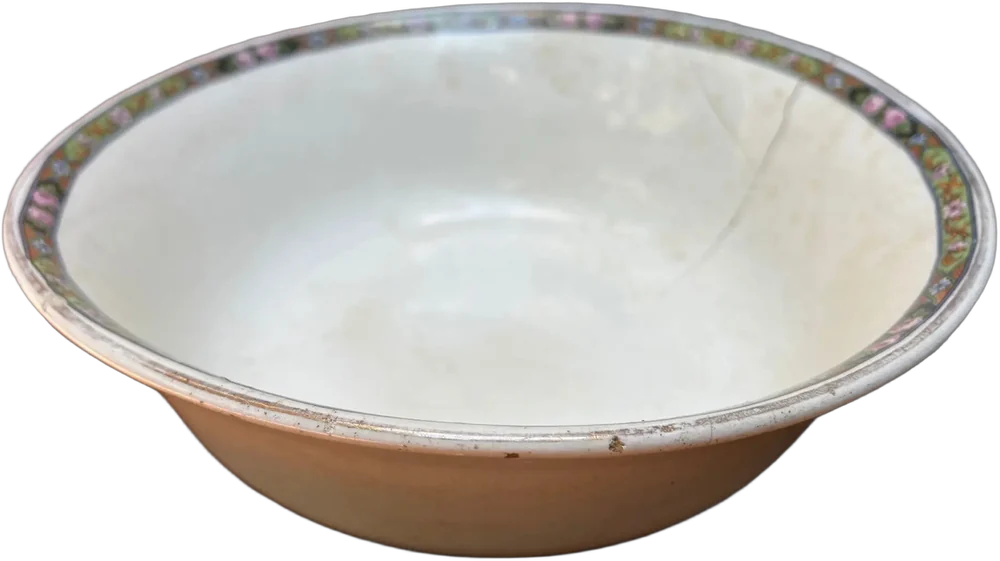 Antiguo Tazón Ensaladera Porcelana J. Ollivier & Co.