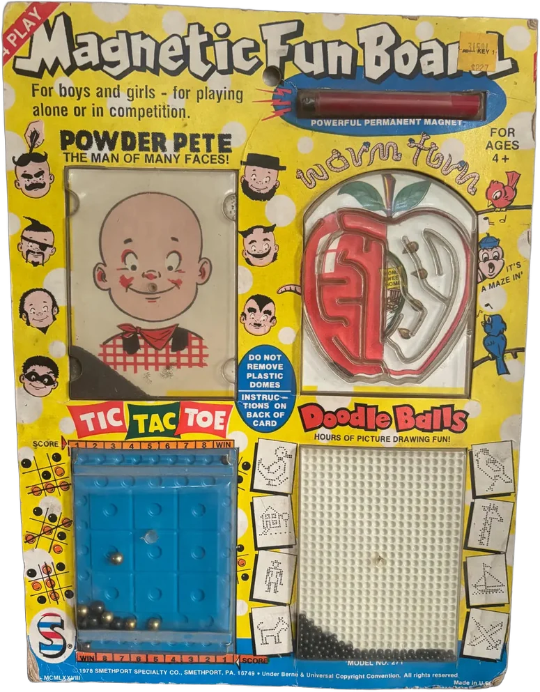 Viniste Juego Magnético Fun Board 1978 Usa — imagen 1