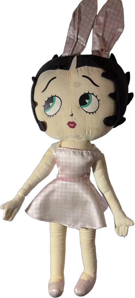 Vintage Muñeca De Peluche Betty Boop Usada