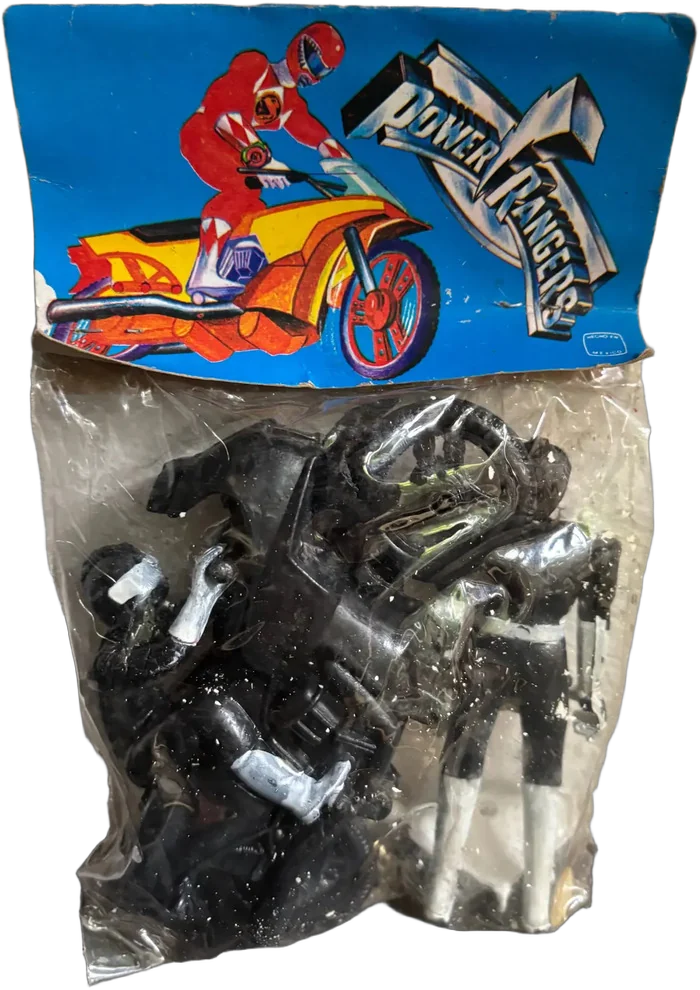 Vintage Power Rangers Con Motocicleta Bootleg — imagen 1