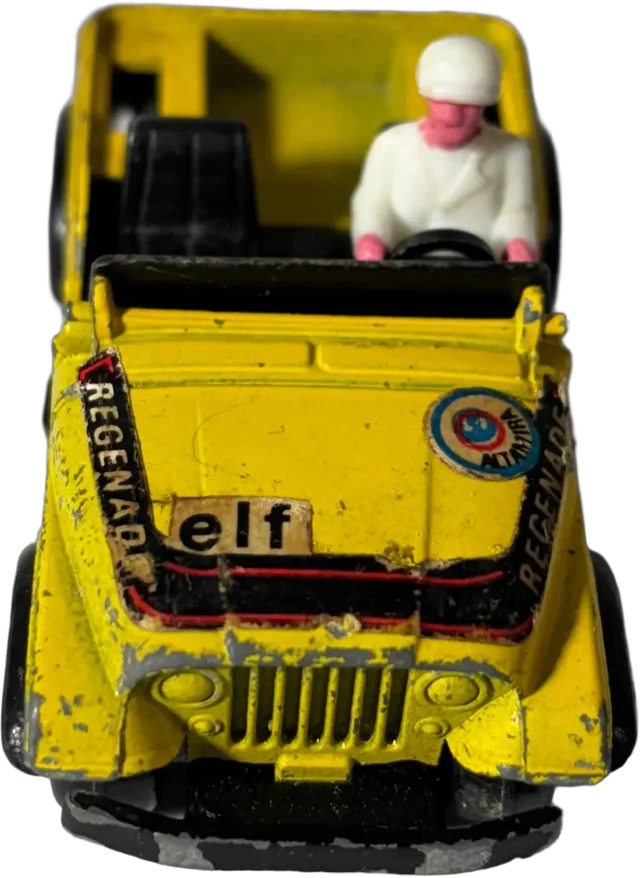 Vintage Carrito Jeep Renegado Guisval Escala 1:64 Amarillo