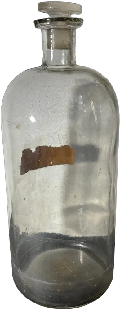 Antiguo Frasco Botamen De Boticaria Botica