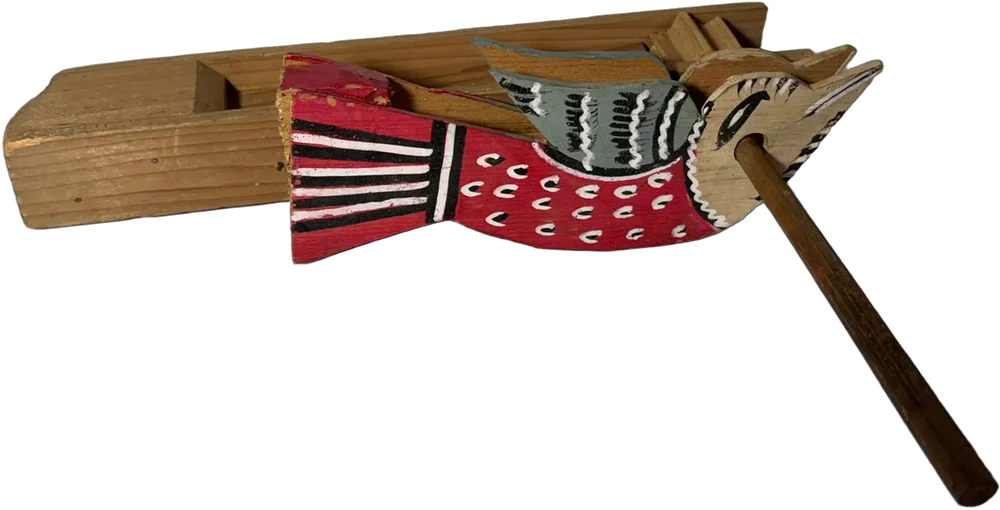 Antiguo Juégate Artesanal Mexicano Matraca — imagen 1