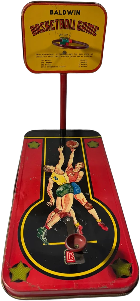Antiguo Juego De Mesa De Colección Basketball Baldwin 50s