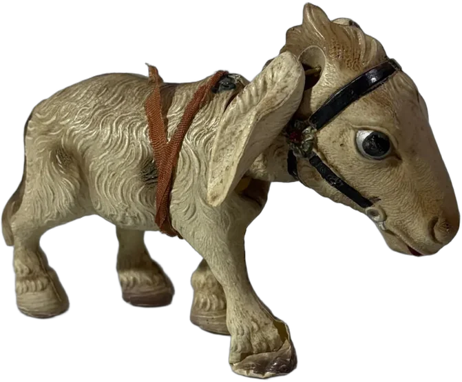 Antiguo Juguete Burro Celuloide O Sololoy