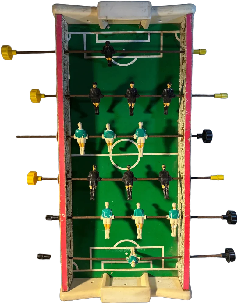 Futbolito De Mesa Antiguo Tipo Juguetería Años 70-80 Verde — imagen 1