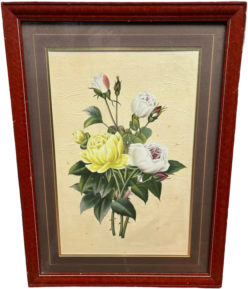 Vintage Pintura Decorativa Floral