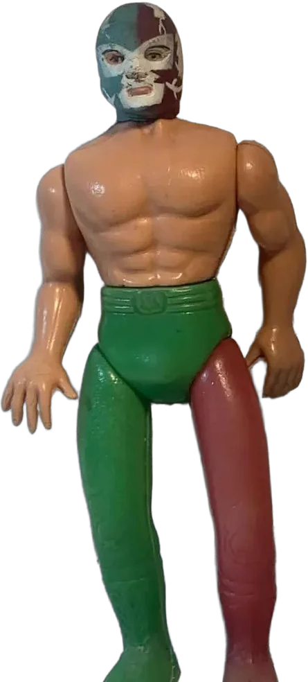 Figura De Plástico Soplado Luchador Huracán Ramírez