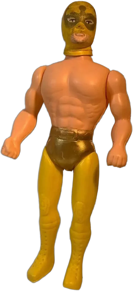 Figura Plástico Soplado Último Dragón Luchador Mexicano