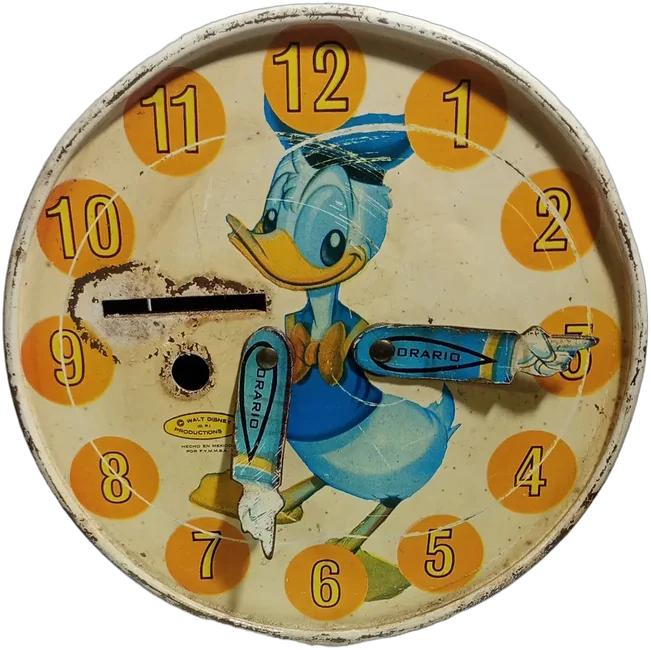 Antigua Alcancia Oficial Disney Fymmsa Banco Mac Pato Disney Blanco