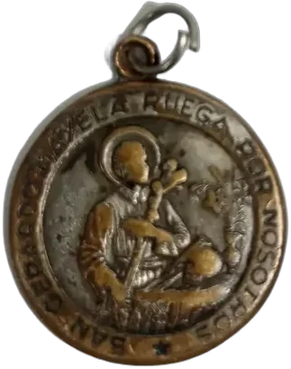 Antigua Medalla Religiosa San Gerardo Mayela Bronce
